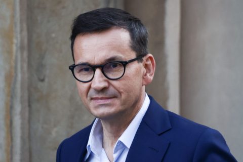 Image: © Jakub Porzycki/NurPhoto/Shutterstock (14592997c) Mateusz Morawiecki during his visit at Wawel Castle to commemorate late President Lech Kaczynski and his wife Maria Kaczynski, in Krakow, Poland on July 18, 2024. Poland Opposition Politicians, Krakow - 19 Jul 2024