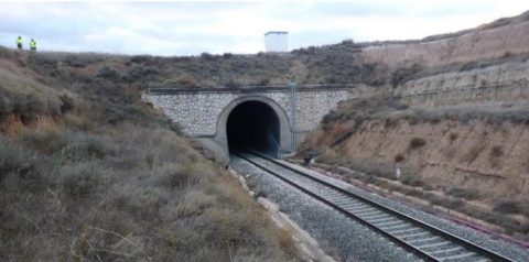 One of the tunnels along the Zaragoza - Teruel - Sagunto railway. Source: Spanish Ministry of Transport